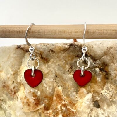 Boucles d'oreilles émaillées