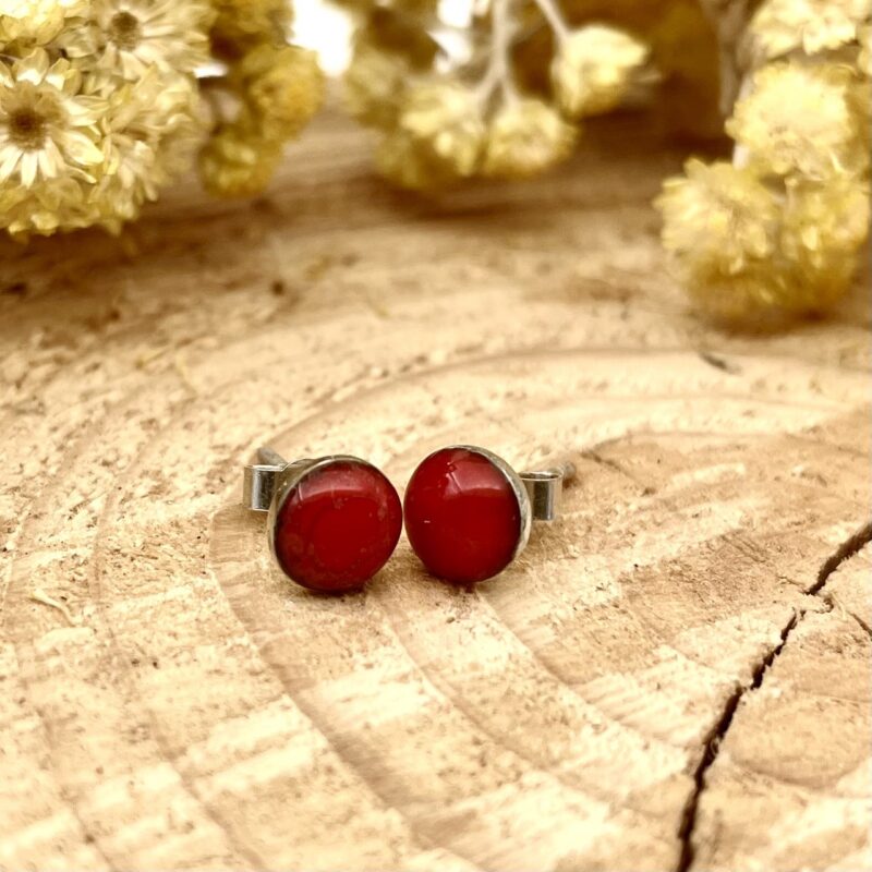 Boucles d'oreilles émaillées – Image 2