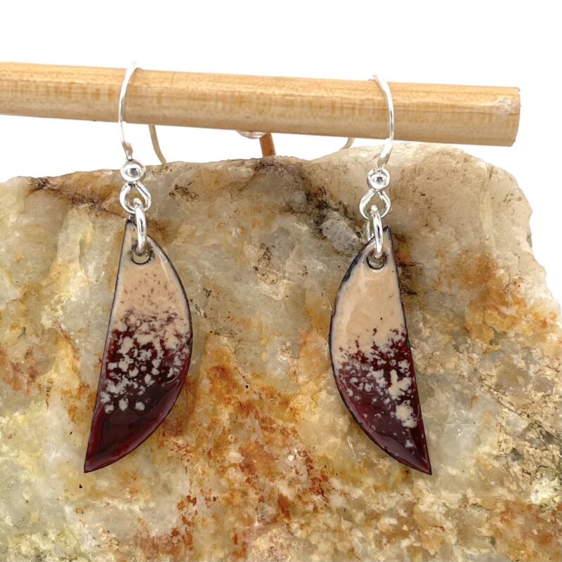 Boucles d'oreilles émaillées
