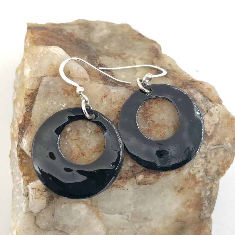 Boucles d'oreilles émaillées – Image 2